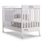 Lettino Baby Fashion Love Bianco Grigio