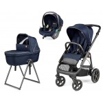Trio Peg Perego Veloce TC Lounge i-Size Blue Shine Special Edition Portata 22 Kg