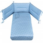 Completo Piumone Picci Stella Stampato Azzurro 3pz