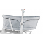 Doublure Textile pour Berceau Transat Chicco Baby Hug 4 en 1 Standard Grey Lux