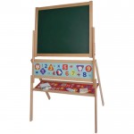 Lavagna Magnetica Bifacciale con Cavalletto in Legno Eichhorn by Simba 66 x 110 cm