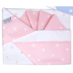Set Lenzuola Andy & Helen per Lettino Fantasia F1 3 pz Rosa