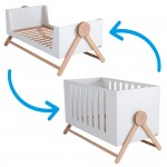 Lettino Trasformabile Micuna Swing Bianco