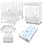 Set Erbesi Stella Bianco Grigio