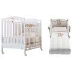 Kit Lettino Azzurra Design Web Bianco + Completo Piumone