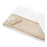 Lenzuolino Baby Expert Sogno Bianco/Tortora