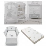 Set Azzurra Design Oblò Cuore Stelle Bianco/Grigio