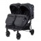 Poussette Double Lorelli DUO Noir avec Sac
