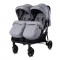 Poussette Double Lorelli DUO Noir avec Sac