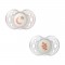 Succhietto Tommee Tippee 2 Pz Night Time 18-36m Rosa