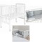Lettino Culla Co-Sleeping Picci Lella + Materasso e Tessile Grigio