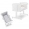 Culla Erbesi Ninna Bianco/Bianco + Completo Piumone