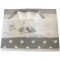 Set Lenzuola Andy & Helen per Carrozzina Ricamato D70 3 pz Grigio