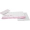 Lenzuoline per Lettino Contact Azzurra Design Lovely Pois Bianco Rosa