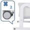 Kit Ruote Posteriori Chicco Next Me Magic Cool Grey
