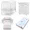 Set Erbesi Molly Bianco Grigio
