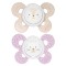 Succhietto Chicco Physio Comfort Silicone 2pz Beige Rosa 6-16m 