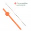 Pailles en silicone Chicco - 6pcs 12M+
