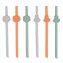 Pailles en silicone Chicco - 6pcs 12M+