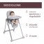 Seggiolone Chicco Polly Armonia Steel evolutivo da 0 Mesi a 40 kg
