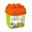Mattoncini Morbidi Clementoni Clemmy Secchiello 20 Pz Arancione Verde