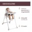 Seggiolone Chicco Polly Armonia Motherpearl evolutivo da 0 Mesi a 40 kg