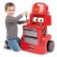 Banco Officina Smoby Cars 3 Mack Truck Trolley + Macchinina Saetta McQueen