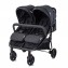 Poussette Double Lorelli DUO Noir avec Sac