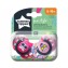 Tommee Tippee Set 02 succhietti Fun Style 6-18 mesi Ortodontico in Silicone Rosa&Fucsia Gatto