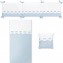 Completo Piumone Sfilabile Bimbi Dreams Class Bianco/Azzurro