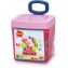 Ecoiffier Carrello rosa Rolly Mattoncini 40 pezzi Maxi