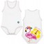 Body Smanicato Cotone J Bimbi Summer Fenicottero 0-36 mesi