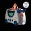 Valigia Cavalcabile Trunki Skye Fluo Bianca