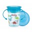 Tazza in Tritan 360° Wonder Cup con manici - Aqua - 240ml - 6m+