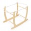 Cesta Porta Enfant Pasito a Pasito Vimini Naturale + Supporto e Rivestimento Beige
