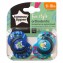 Tommee Tippee Set 02 Succhietti 18-36 m Fun Style in Silicone Ortodontico Azzurro e Blu Dog