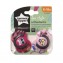 Tommee Tippee Set 02 succhietti Fun Style 6-18 mesi Ortodontico in Silicone Rosa&Fucsia Gatto