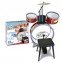 Batteria Bontempi 4 Elementi con Sgabello e Bacchette