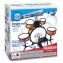 Batterie Bontempi 6 Elements avec Tabouret et Baguettes Orange OUTLET
