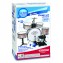 Batteria Metallizzata Bontempi 6 Elementi con Sgabello e Bacchette Beige