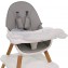 Seggiolone Migo Eva 2 in 1 Light Grey