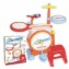 Batteria Bontempi Digital Drum Set con Tastiera, Microfono e Sgabello