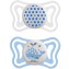Succhietto Chicco Physio Forma Light Glow Silicone Balena Azzurro 2-6 m