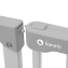 Lionelo Truus Slim Grey Cancelletto di sicurezza-Larghezza Regolabile da 75 fino a 105 cm 