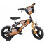 Bicicletta Dino Bikes BMX Nero/Arancio 12 Pollici