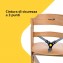 Seggiolone Pappa Evolutivo Safety 1st Timba Basic Naturale