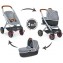 Passeggino e Carrozzina per Bambole Smoby Bébé Confort 3 in 1 Grigio