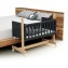 Culla Co-Sleeping AT4 Comfort Grigio Grafite Faggio
