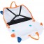 Valigia Cavalcabile Trunki Skye Fluo Bianca