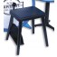 Batteria Metallizzata Bontempi 6 Elementi con Sgabello e Bacchette Blu